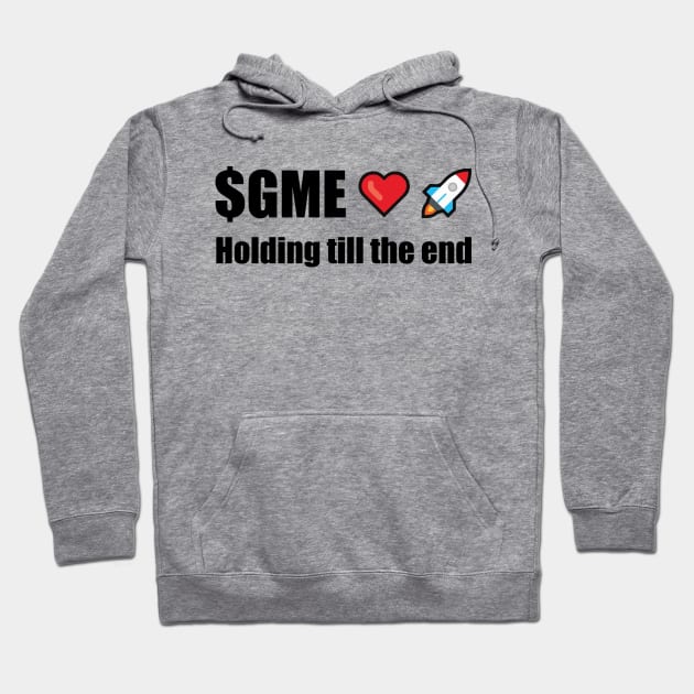 Gamestop holding till the end Hoodie by SkelBunny